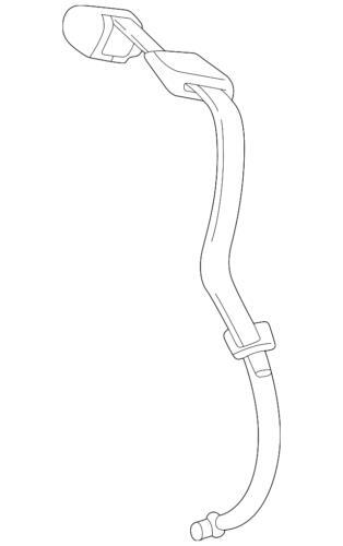 Conjunto de cinturón de seguridad central para Ford Freestyle 2005-2007 (P/N 6F9Z-74600A38-CB)