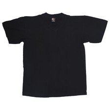 Men's Short Sleeve Premium Heavy Weight V-Neck 100 Cotton T-Shirt Big Tall