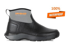 Dryshod Men's Size 12.5 Evalusion All-Around Cuff Boot Black Ankle EVA-MC-BLK