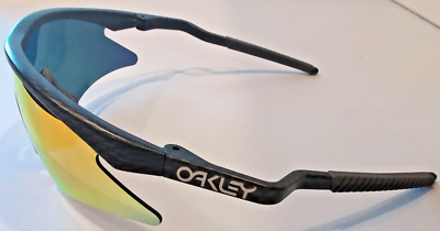 OAKLEY M FRAME MUMBO GEN 1 CARBON FIBER +RED IRIDIUM SWEEP LENS