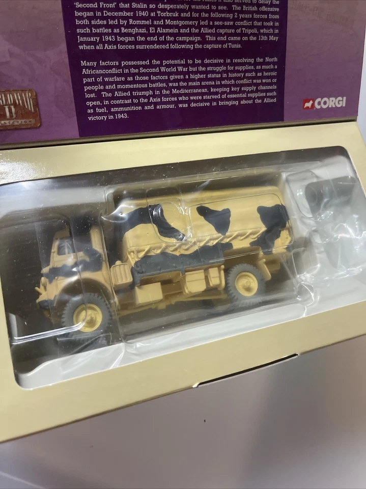 Camión de suministros Corgi 1:50 Bedford QLD 7ª división AD "Ratas del desierto" Libia '42, CC60303 Foto 2 de 3
