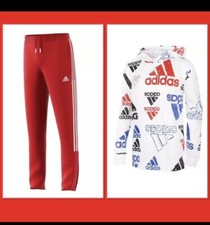 New Big Boys 3-Piece Adidas Lot-Size L Large 14/16 2-Tops -1-Pair Pants NWT