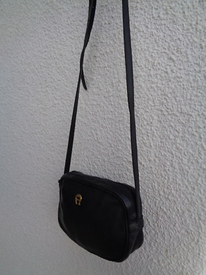 Sac Bandoulière Etienne Aigner En Cuir Véritable - Vintage, Fabriqué En France - Occasion En Bon État