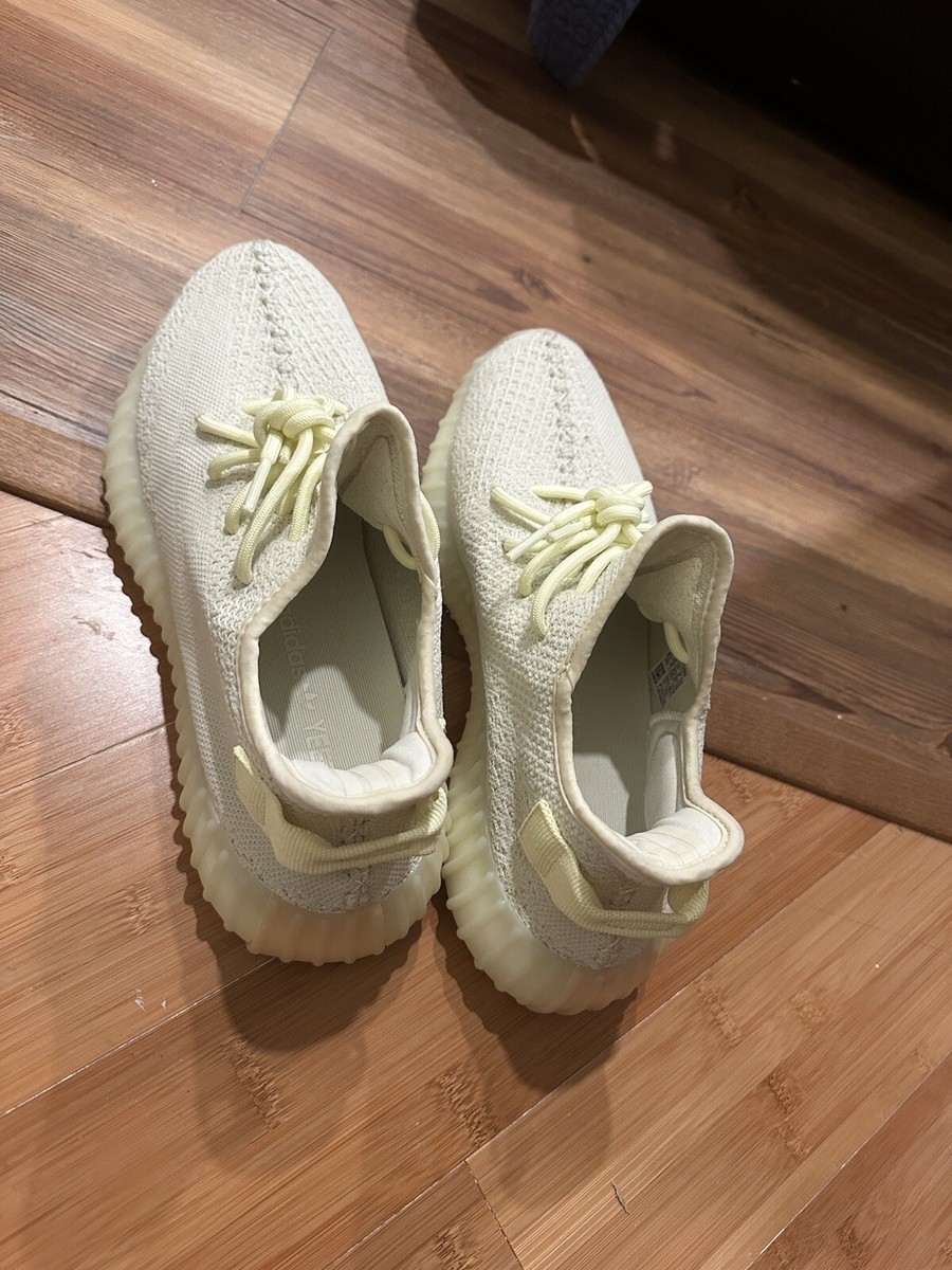 adidas gazelle silver green womens YEEZY 350 V2 BUTTER (PRE-OWNED) F36980 SIZE 8  Original Grail