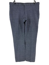 SUITSUPPLY Brescia Linen Silk Cotton Formal Trousers Size 58 - W38 L35