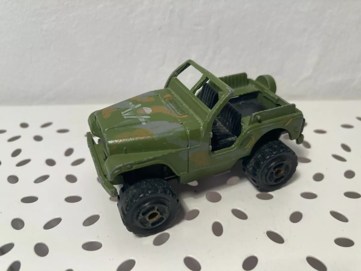 VOITURE Miniature Jeep CJ Vert N 244 290 Ech 1 54 MAJORETTE TOY