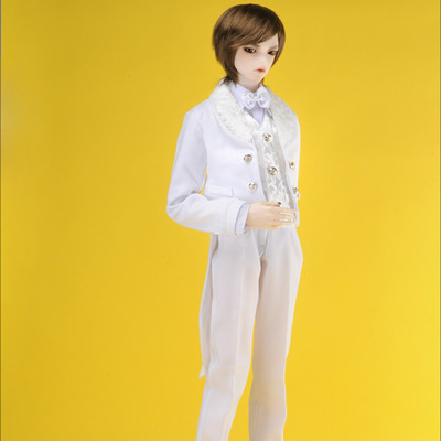 [Dollmore] 28'' BJD clothes Model M Size - FT Swallow Tailed Suit Set (White)