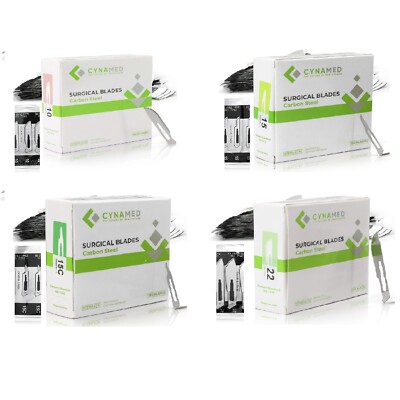 100 Scalpel Blades Surgical Dental ENT Instruments Hobby Crafts Derma planning 