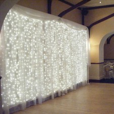 120" x 108" 9ft CHIFFON VOILE SHEER DRAPE PANEL BACKDROP WHITE CURTAIN WEDDING