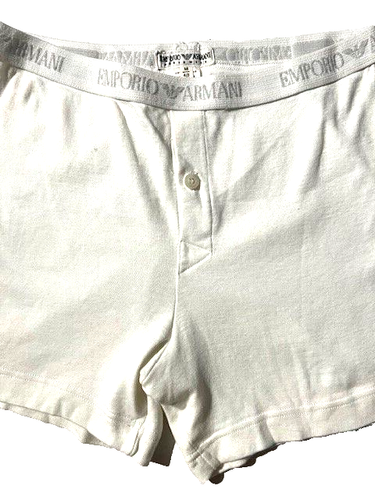 New vtg 90s EMPORIO ARMANI Mens Cotton Trunk Boxer Brief Underwear sz M Italy - 第 10/10 張圖片