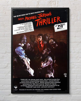 Movie Poster Thriller 1983 24x36 inch Glossy M8342