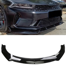 For Kia Forte Universal Front Bumper Lip Spoiler Splitter Glossy Black For Kia Forte Universal Front Bumper Lip Spoiler Splitter Glossy Black