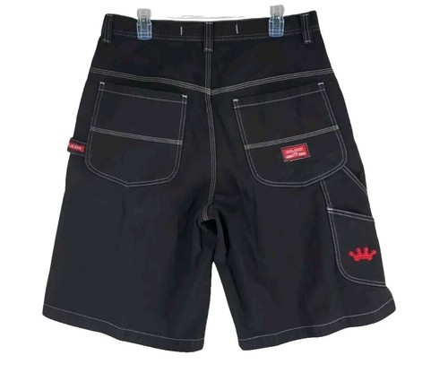 Vintage JNCO Lucky 7 Buddha Shorts HOLY GRAILS Size 34 Rave Skate