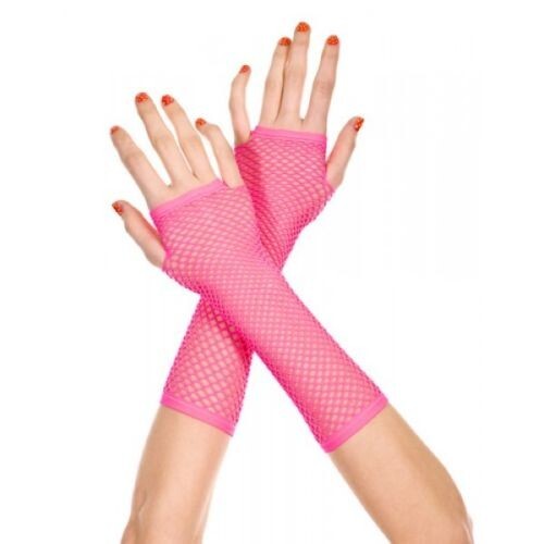 Netzhandschuhe Für Damen – 2 Paar (lang & Kurz), Fingerlos, Nylon, Elastisch