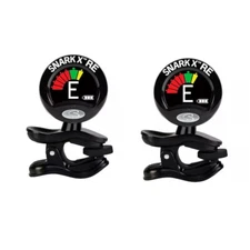 Snark X RE Tuner Clip On 2 Pack Chromatic for guitar bass violin Rechargeable