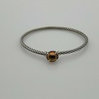 David Yurman Chatelaine Bracelet With Citrine, 3mm Size Medium