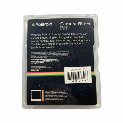 Polaroid Purple Graduated Color Square Filter Compatible with Polaroid & Cokin.. - Picture 3 of 4