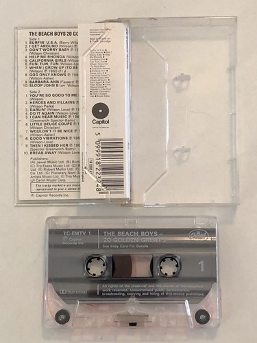 The Beach Boys - 20 Golden Greats Music Cassette Tape Hifi Stereo Vintage Exc. - Picture 3 of 3