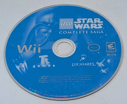 Lego Star Wars: Complete Saga (Nintendo Wii, 2007) Disc Only