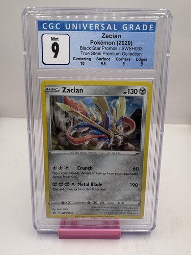 Zacian graded CGC 9 for sale on eBay