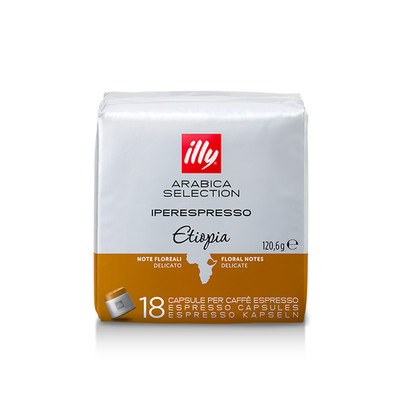 illy Etiopia 18 Kapseln IPERESPRESSO - 74,54 /kg