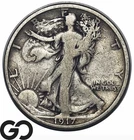 Photo of a 1917-S Walking Liberty Half Dollar from an eBay listing that sold on Jul 20, 2026