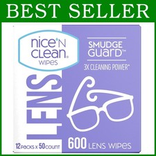 SmudgeGuard Lens Wipes 600 ct Pre-Moistened, Ammonia-Free