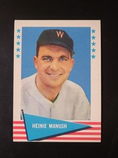 1961 Heinie Manush #57 Topps NR-MINT