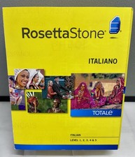 Rosetta Stone Italian Language Software Version 4 Levels 1 5 PC/Mac New