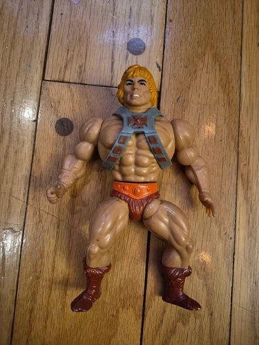 He-Man Figure Vintage 1981 Masters of the Universe Soft Head MOTU
