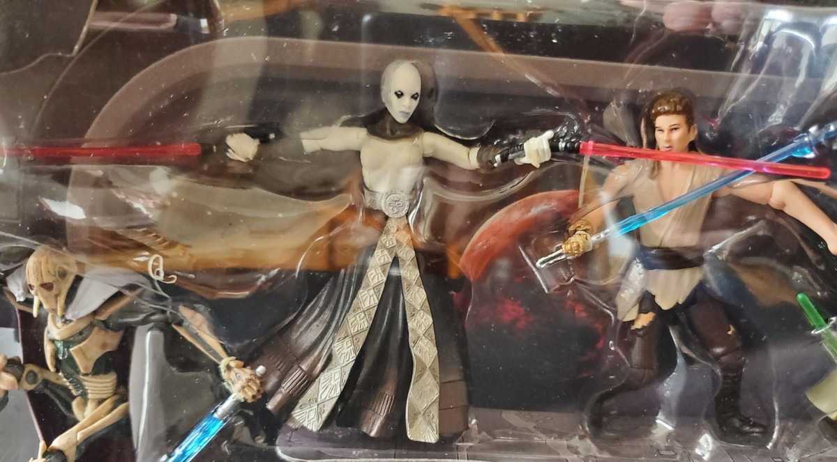 Star Wars Battle Pack JEDI VS. SITH Grievous Yoda Ventress Obi-Wan