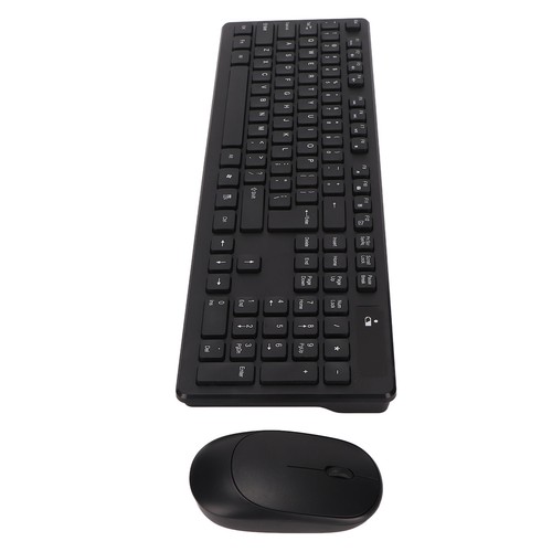 Wireless Keyboard Mouse Combo 2.4G Waterproof 104 Keys ABS 1600dpi Keyboard NEW - Afbeelding 3 van 12