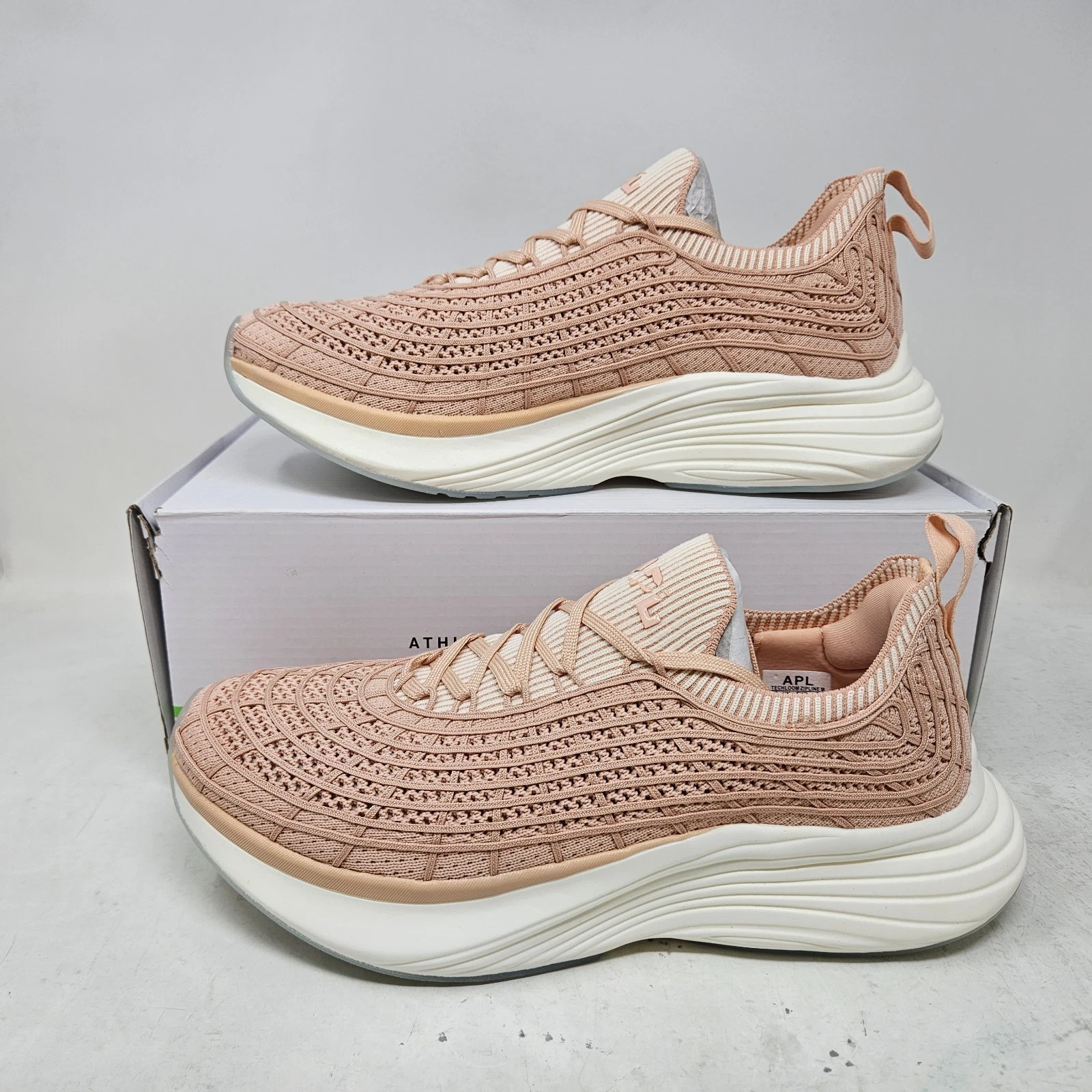 Athletic Propulsion Labs APL Techloom Zipline Blush Pristine Shoes   Men's 11.5