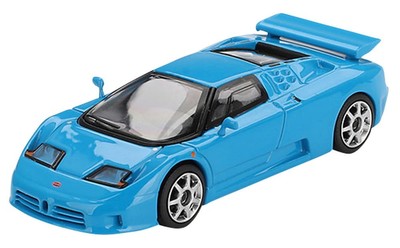 MINI GT 1/64 EB110 Super Sports Blue Bugatti LHD Clamshell Package MGT00890-BL
