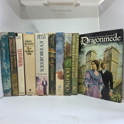 Old Vintage Hardcover Gothic Romance Books Lot - Holt Whitney Stewart Cookson