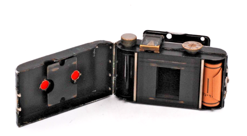 Rollfilm-Spreizen-Kamera Foth-Derby 3 x 4 cm - Foto 8 di 8