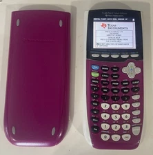 Texas Instruments TI-84 Plus C Silver Edition Graphing Calculator - Pink W Cover
