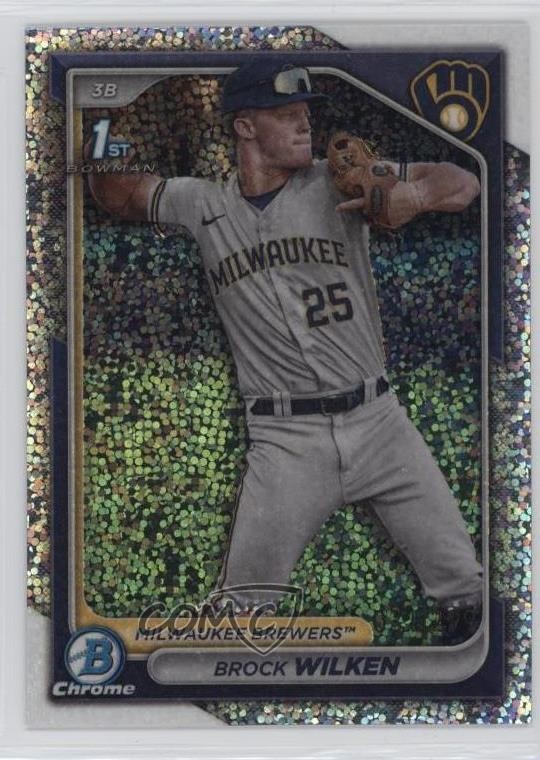 2024 Bowman Chrome Prospects Speckle Refractor /299 Brock Wilken #BCP-86 0t02