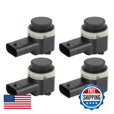X Autohaux 4Pcs 4H0919275 Bumper Reverse Pdc Parking Sensor For Audi A4 A5 A6
