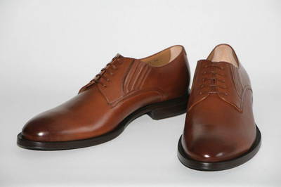 HUGO BOSS Schuhe, Mod. Barkley_Derb_Itel, Gr. 44 / UK 10, Medium Brown