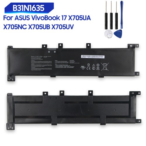 Batteria Portatile B31N1635 per ASUS VivoBook 17 X705UA X705NC X705UB X705UV 3727mAh - Foto 1 di 5