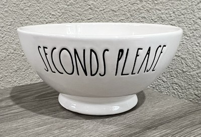 #ad #ad Rae Dunn SECONDS PLEASE Ceramic Bowl Artisan Collection Farmhouse Hostingcore $22.00