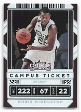 2020 Panini Contenders Draft Picks #30 Khris Middleton Campus Ticket 20568