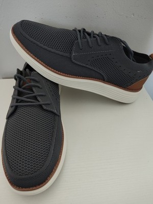 Hobibear Herren blau Strick Freizeit Oxford Schuh UK Größe 9