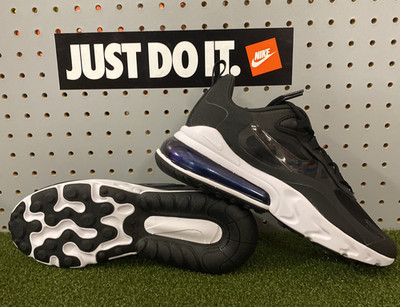 NIKE Women's Air Max 270 React Black White Running Shoes CJ0619-002 Size 8 NEW