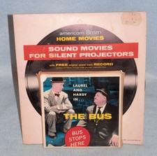 Vintage  1968 Americom 8mm Film Laurel  Hardy THE BUS with Sound Track