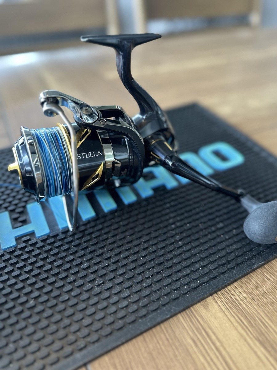 Shimano Stella SW14000XG Spinning Reel 14000 Black Gold w/Pouch