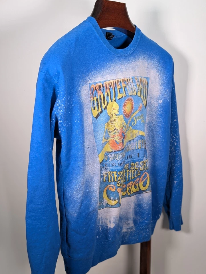 Sudadera De Colección 1992 Grateful Dead SOLDIER FLD CHICAGO Pequeña Steve Miller TULTEX Foto 3 de 4