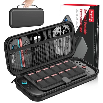 HEYSTOP Switch 2 Case for Nintendo Switch 2 Console & Accessories, Carrying Case Gifts