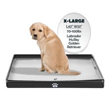 MEEXPAWS Dog Pee Pad Holder Tray Foldable, Puppy Pad Holder Liner Base High S...